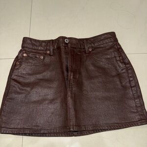 Abercrombie & Fitch Chocolate Mini Skirt